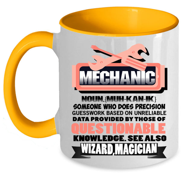 Cute Gift For Mechanics Coffee Mug, Mechanic Accent Mug