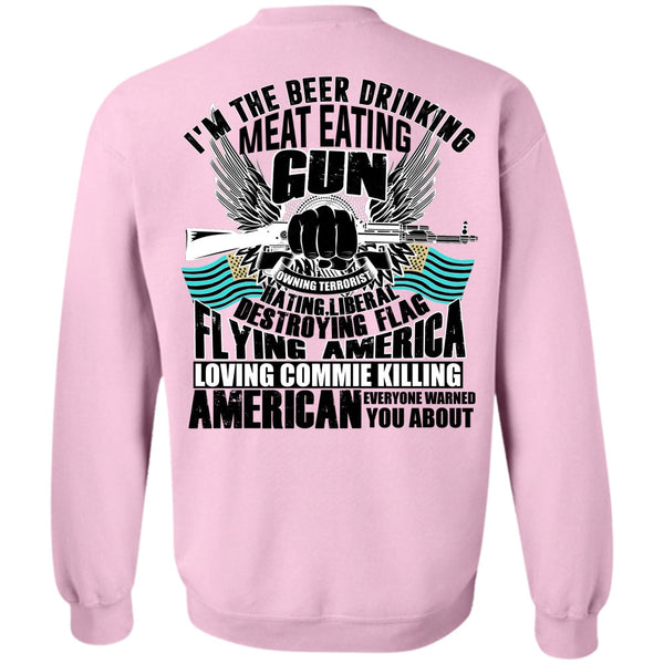 I Love Gun T Shirt, Meat Eating Gun Sweatshirt