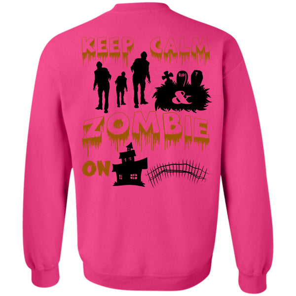 Wait For Halloween T Shirt, Keep Calm Zombie On Sweatshirt