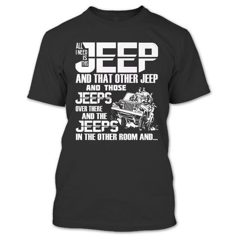 A black t-shirt with the shopify logo