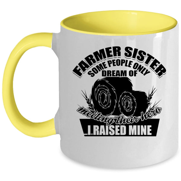 Cool Farmer Sister Coffee Mug, Farmer Sister Accent Mug