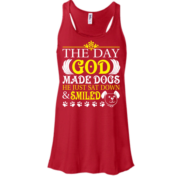 The Day God Made Dog T Shirt, He Just Sat Down & Smiled T Shirt, Cool T Shirt