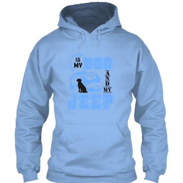 All I Need Is My Dog T Shirt, I Love My Jeep And Dog T Shirt