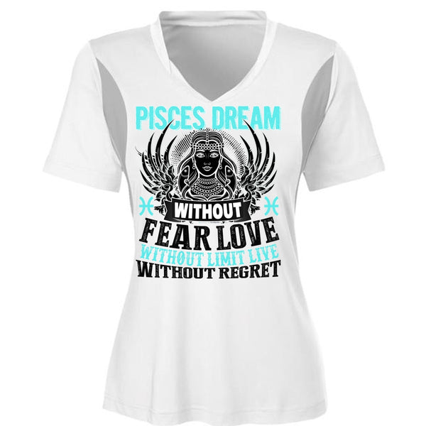 Pisces Dream Without Fear Love T Shirt, I Love Pisces T Shirt, Awesome T-Shirts