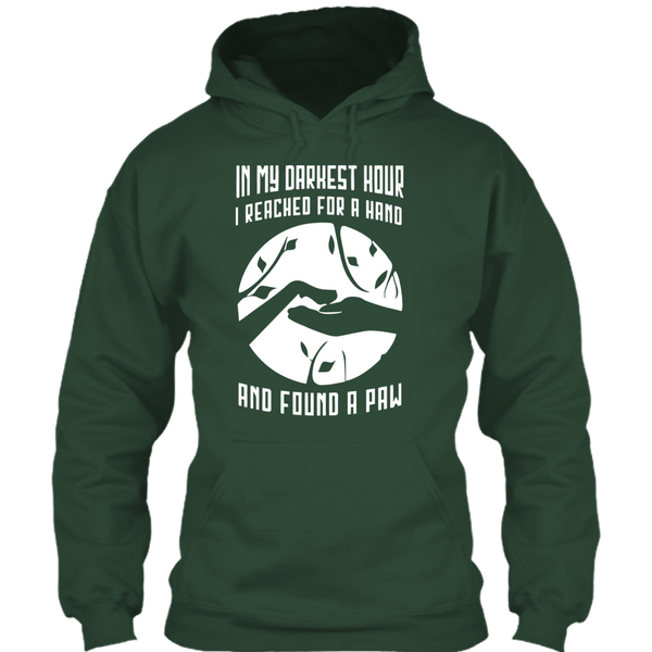 A black t-shirt with the shopify logo