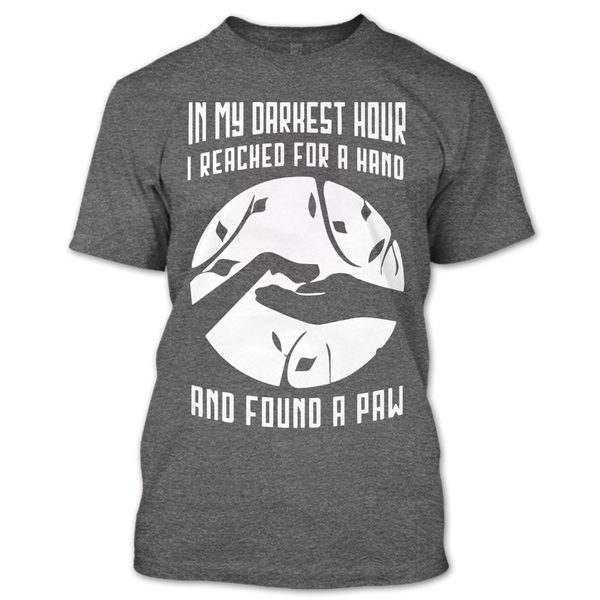 A black t-shirt with the shopify logo