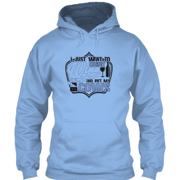 I Just Want To Drink Wine T Shirt, Coolest Cows Lover T Shirt