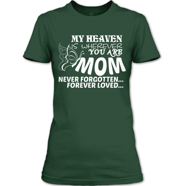 A black t-shirt with the shopify logo