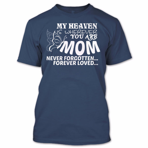 A black t-shirt with the shopify logo