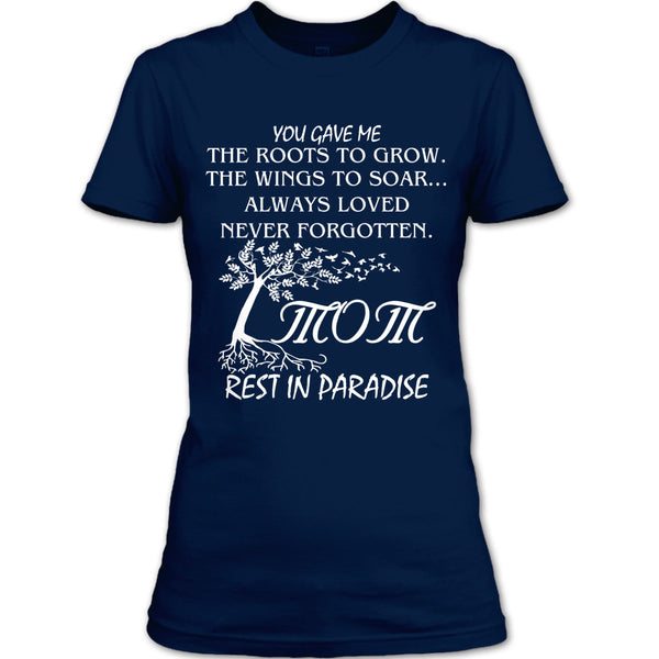 A black t-shirt with the shopify logo