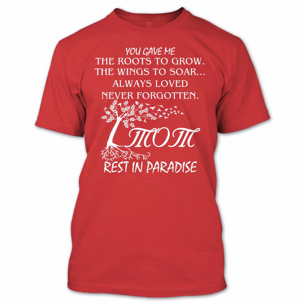 A black t-shirt with the shopify logo