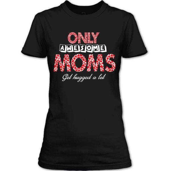 A black t-shirt with the shopify logo