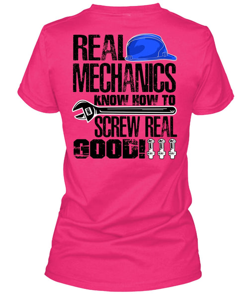 Real Mechanics T Shirt, I Love Mechanic T Shirt