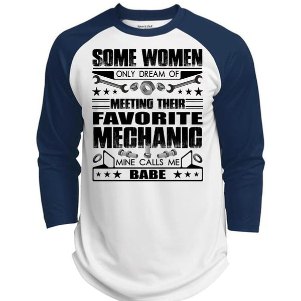 Favorite Mechanic T Shirt, I Love Mechanic T Shirt, Awesome T-Shirts  (Polyester Game Baseball Jersey)