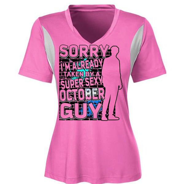 I'm Already Taken By A October Guy T Shirt, I Love Man T Shirt, Awesome T-Shirts
