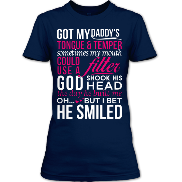 A black t-shirt with the shopify logo