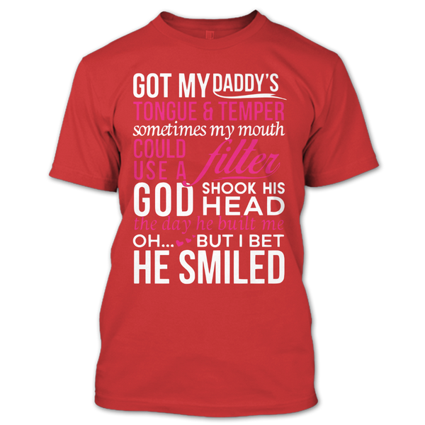 A black t-shirt with the shopify logo