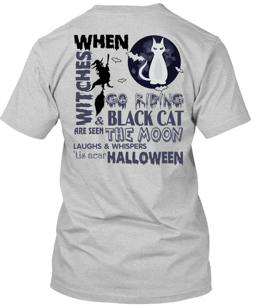 Go Riding And Black Cat Are Seen The Moon T Shirt, I Love You Pumpkin T Shirt