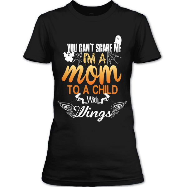 A black t-shirt with the shopify logo