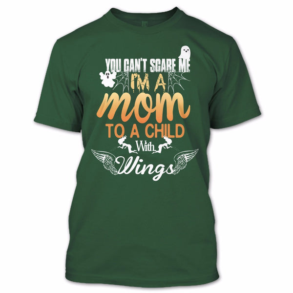 A black t-shirt with the shopify logo