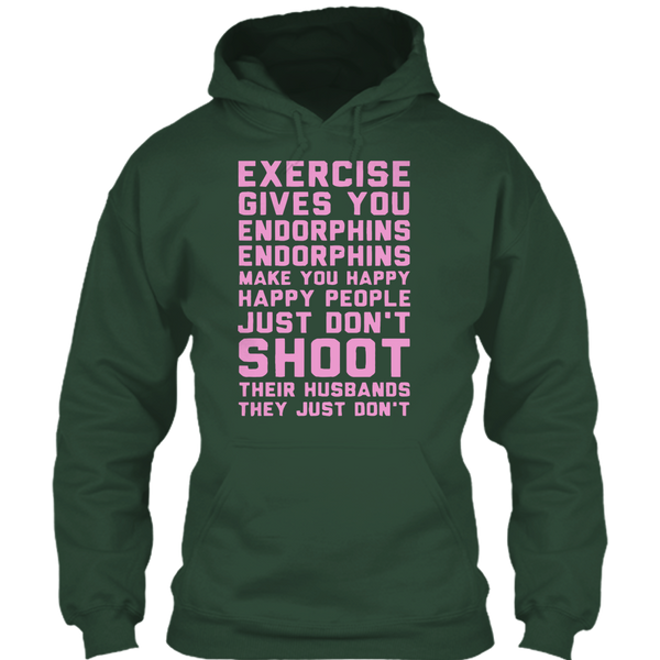 A black t-shirt with the shopify logo