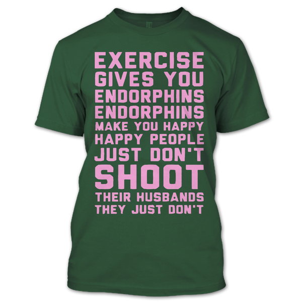 A black t-shirt with the shopify logo