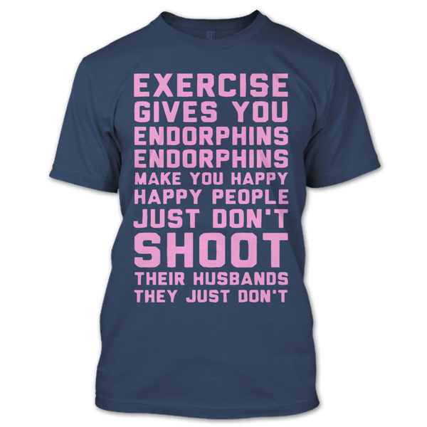 A black t-shirt with the shopify logo