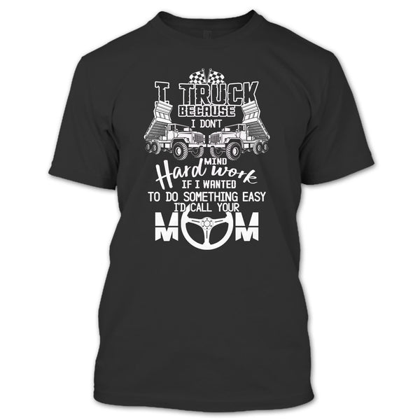 A black t-shirt with the shopify logo