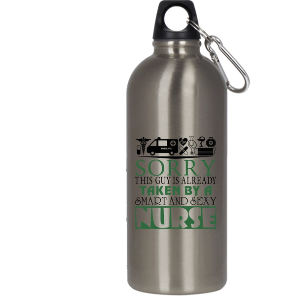 This Guy  Is Already Taken By A Smart Nurse 20 oz Stainless Steel Bottle,Married Outdoor Sports Water Bottle