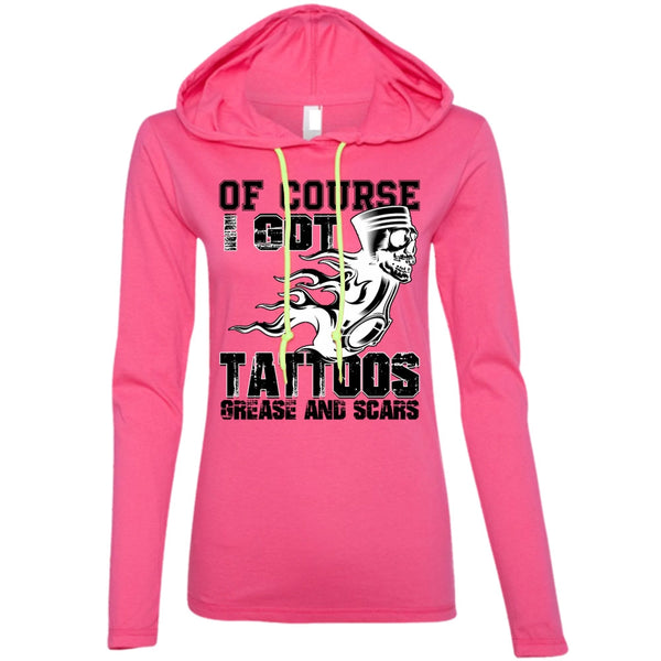 I Got Tattoos Grease T Shirt, Being A Mechanic T Shirt, Awesome T-Shirts