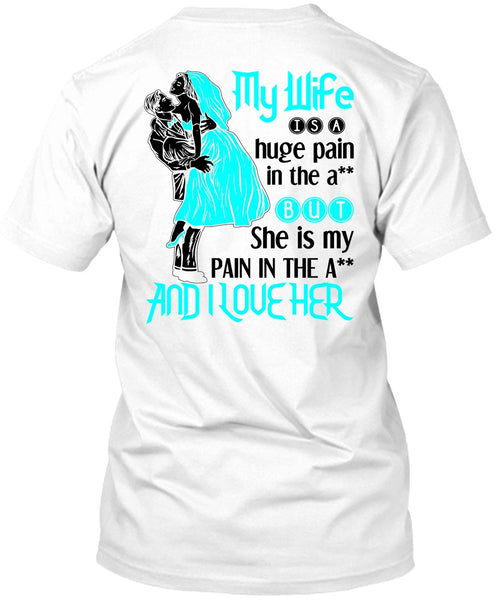 A black t-shirt with the shopify logo