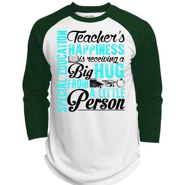 Special Education Teacher's Happiness T Shirt, I Love Teaching T Shirt, Awesome T-Shirts  (Polyester Game Baseball Jersey)