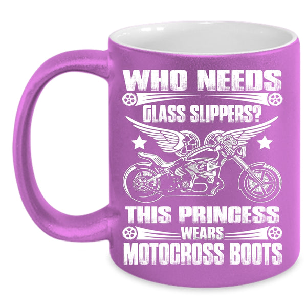 This Princess Wears Motocross Boots Coffee Mug, Awesome Motorcycles Coffee Cup