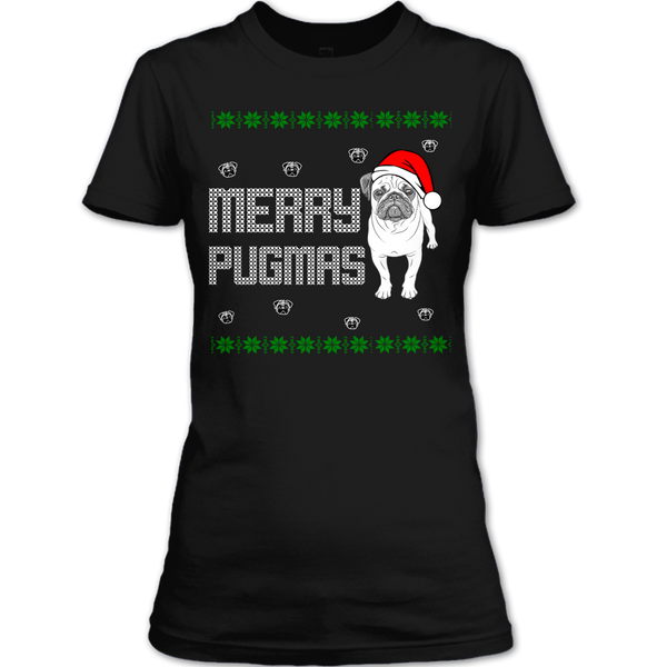 A black t-shirt with the shopify logo