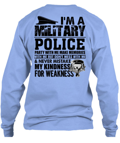 I'm A Military Police T Shirt, I Love Police T Shirt