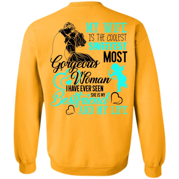 I Love Husband T Shirt, My Wife Is The Coolest Sweatshirt