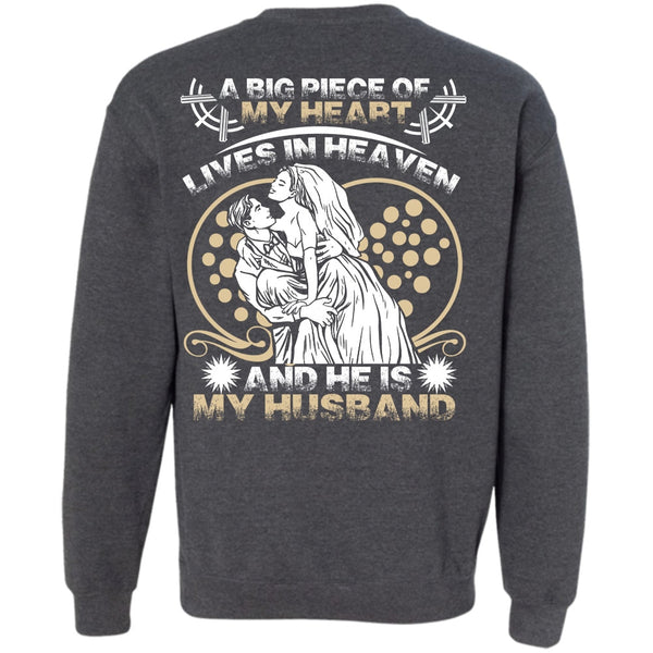 Lives In Heaven T Shirt, I Love Husband Sweatshirt