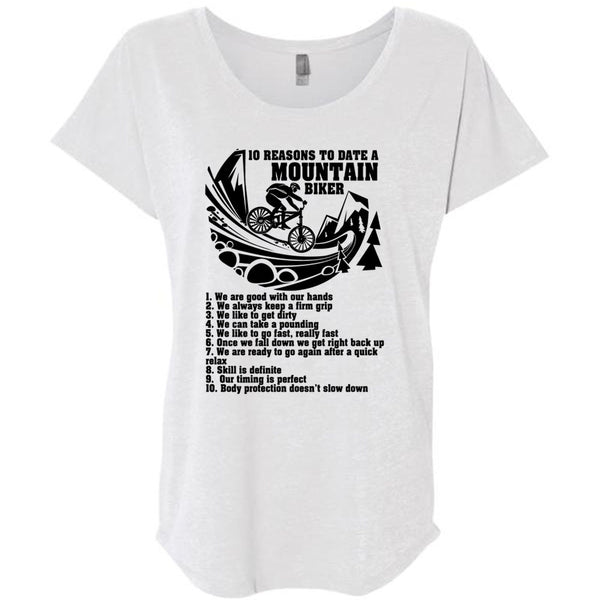 10 Reasons To Date A Mountain Biker T Shirt, I Love Biker T Shirt, Awesome T-Shirts