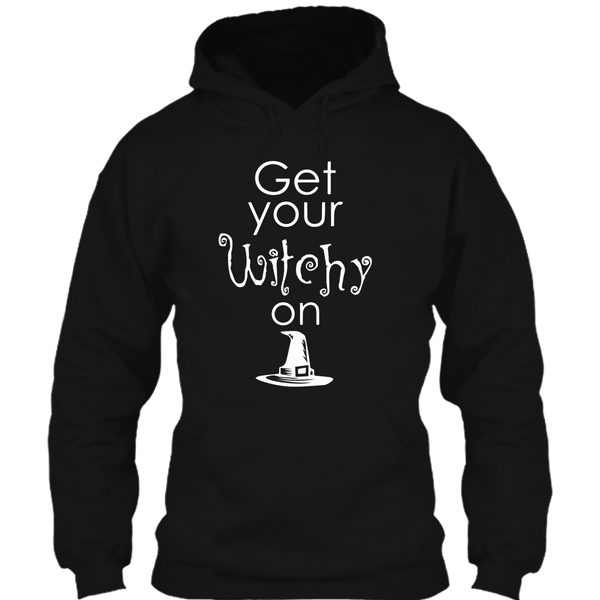 A black t-shirt with the shopify logo