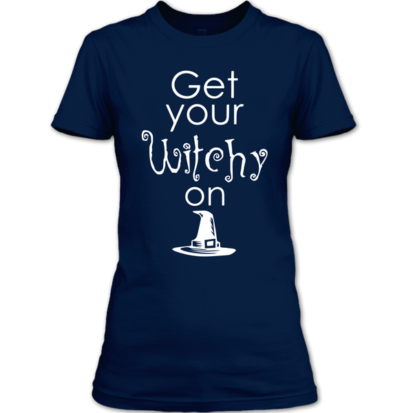 A black t-shirt with the shopify logo