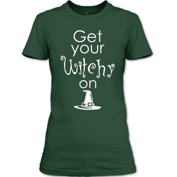 A black t-shirt with the shopify logo