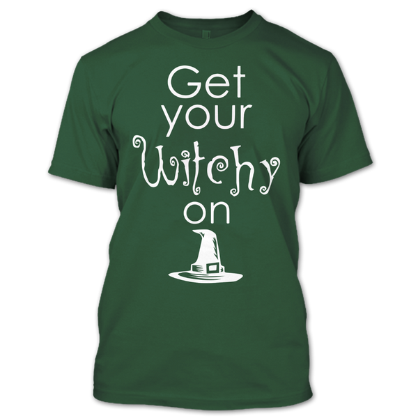 A black t-shirt with the shopify logo