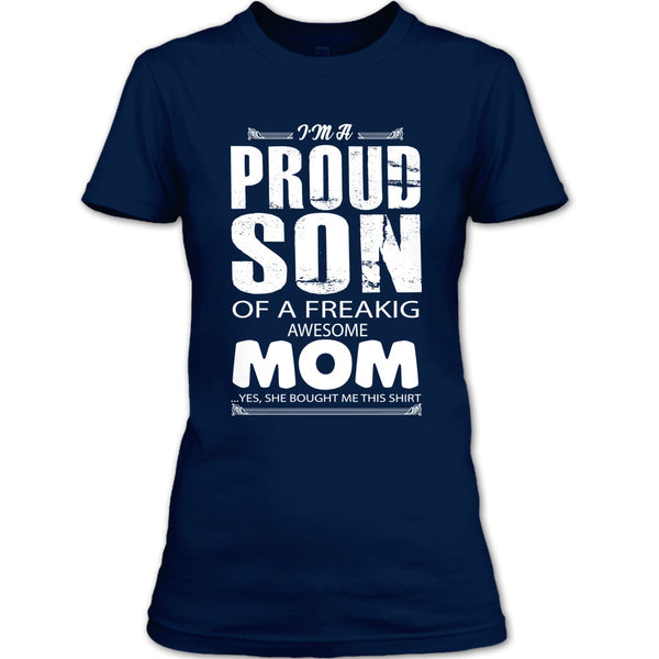 A black t-shirt with the shopify logo