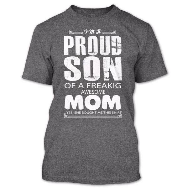 A black t-shirt with the shopify logo