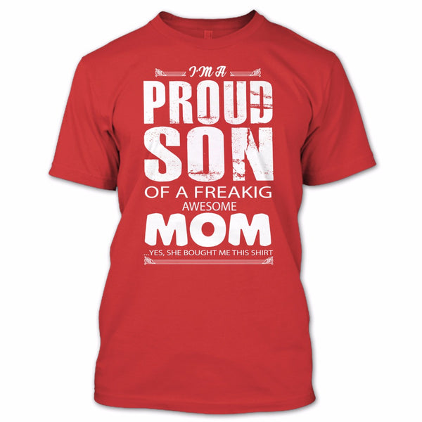 A black t-shirt with the shopify logo