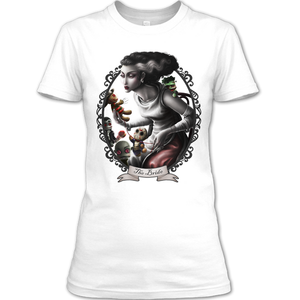 A black t-shirt with the shopify logo