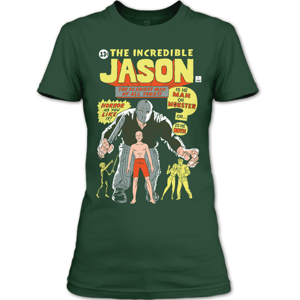 A black t-shirt with the shopify logo