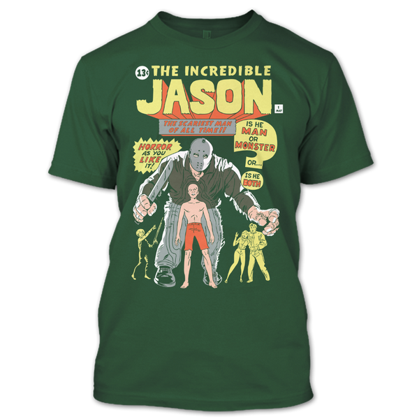 A black t-shirt with the shopify logo