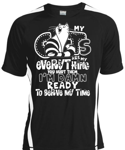 A black t-shirt with the shopify logo