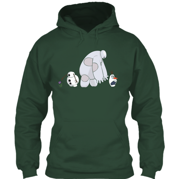 A black t-shirt with the shopify logo